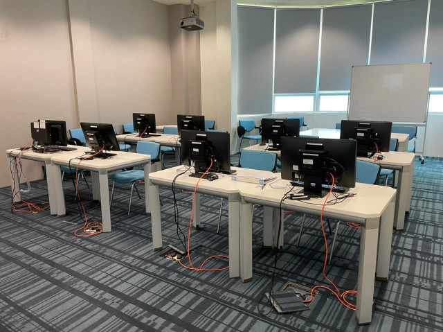 Ideal for conducting Computer Training

- Max Capacity: 8-14 pax
- Equipped with: Projector & Projector Screen

** Subject to COVID-19 situation