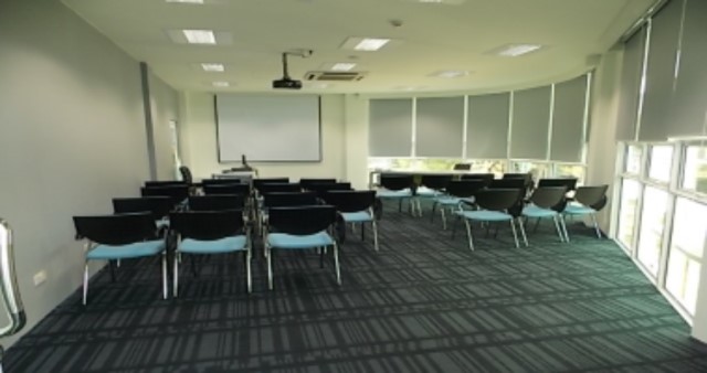 - Ideal for small lectures or discussions.
- Max Capacity: 25 pax.
- Equipt with: Projector & Projector Screen.
- Capacity is limited to 12 pax only.
** Subject to COVID-19 situation.