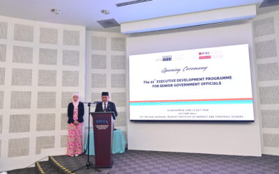 THE OPENING CEREMONY OF THE 21ST EXECUTIVE DEVELOPMENT PROGRAMME (EDP 21/2026) FOR SENIOR GOVERNMENT OFFICIALS BY THE MINISTRY OF DEFENCE