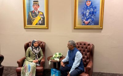 SHHBIDSS RECEIVES COURTESY CALL FROM HIGH COMMISSIONER OF INDIA TO BRUNEI DARUSSALAM